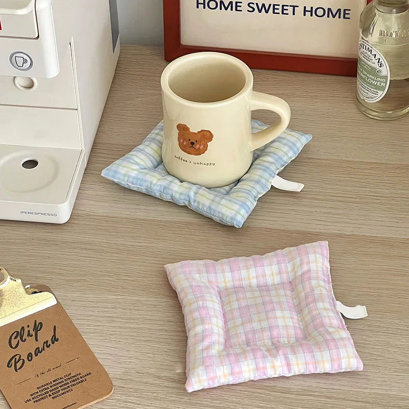 Pastoral Cotton Coaster Cloth Placemat Insulation Pad Kitchen Table Decor