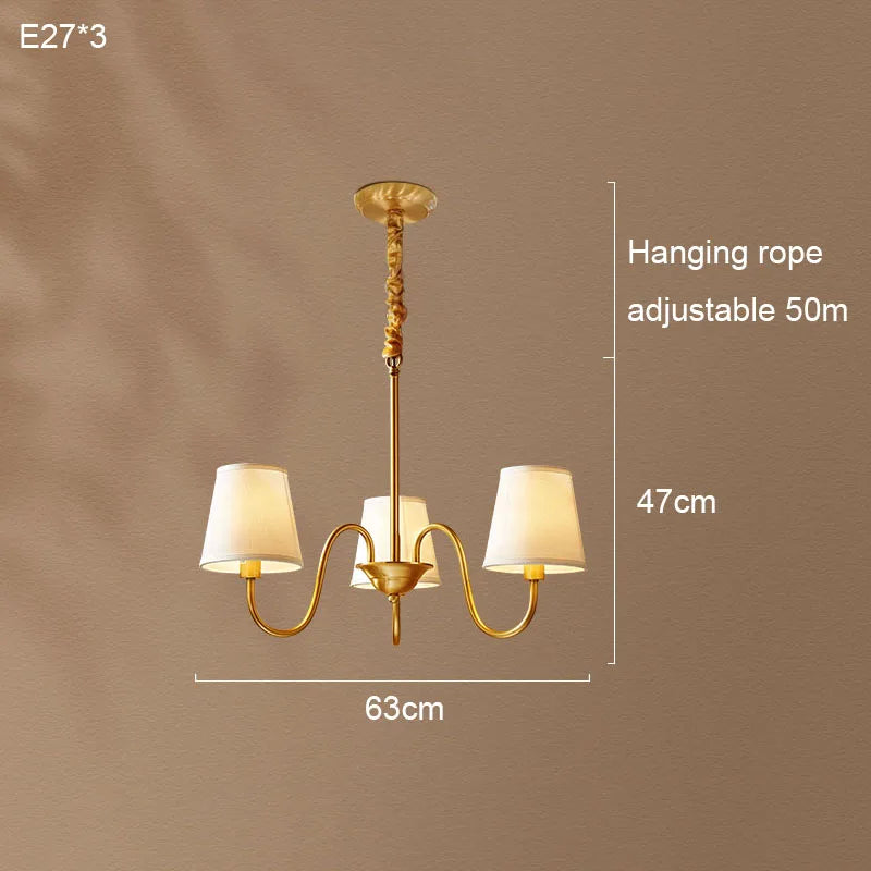 Copper Chandelier Pendant Lighting