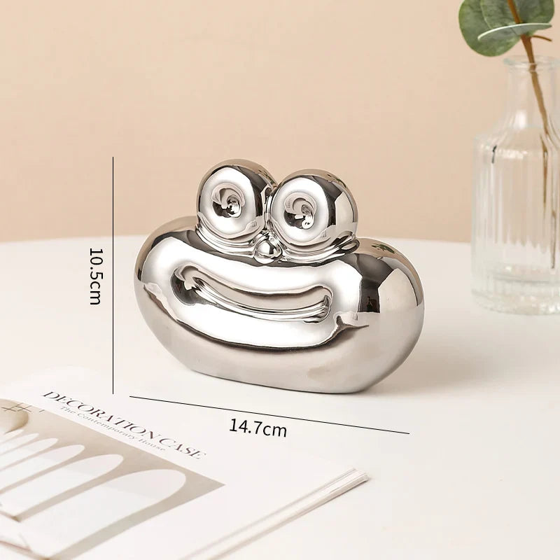 Sausage Shaped Ceramic Decor Unique Home Kitchen Living Room Ornament