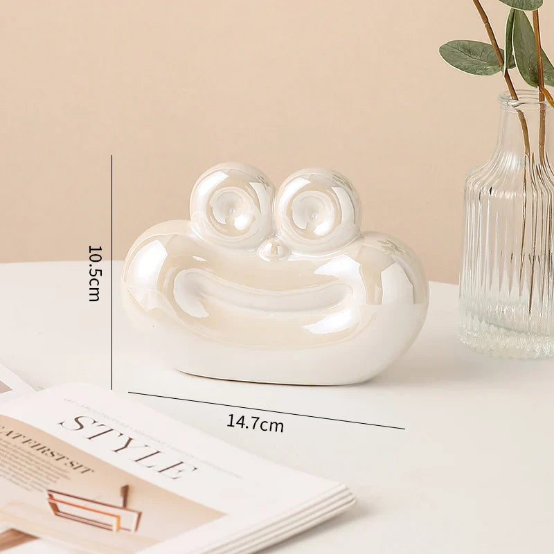 Sausage Shaped Ceramic Decor Unique Home Kitchen Living Room Ornament