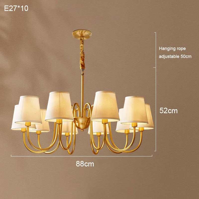 Copper Chandelier Pendant Lighting
