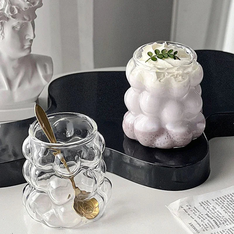 DecorBites™ Glass Drinking Set: Coffee, Wine, Whiskey, Bubble Tea, Water, Espresso, Beer, Boba