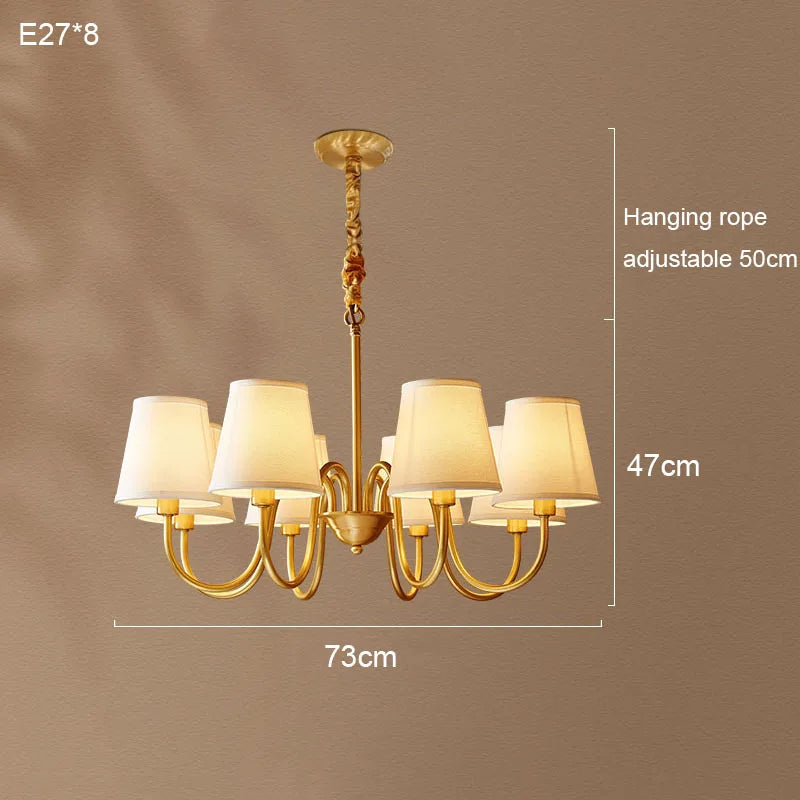 Copper Chandelier Pendant Lighting
