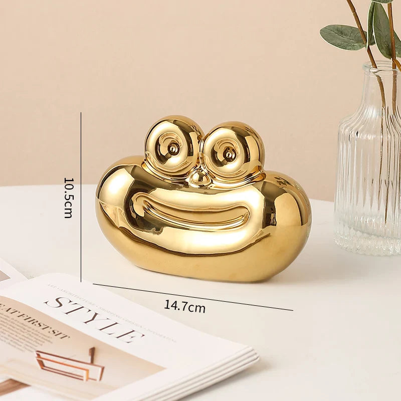 Sausage Shaped Ceramic Decor Unique Home Kitchen Living Room Ornament