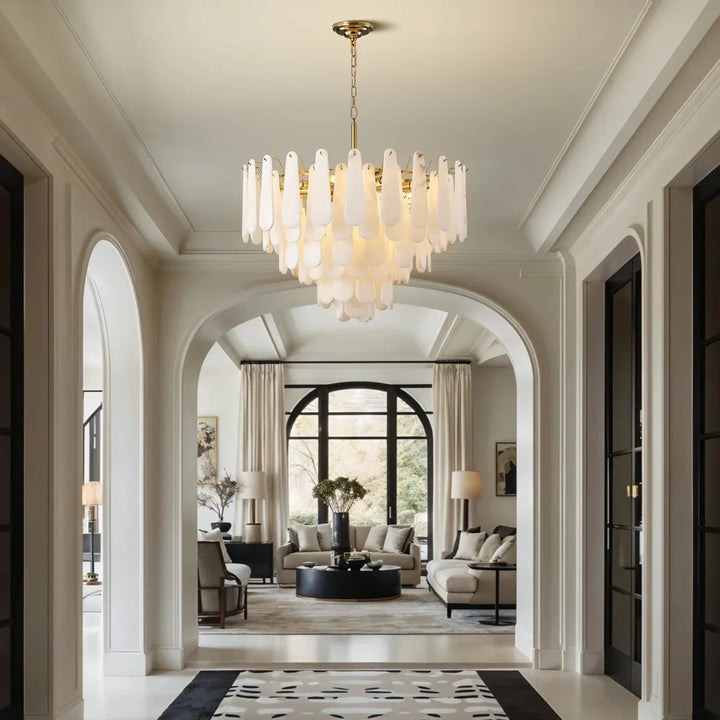 Marble Pendant LED Chandelier