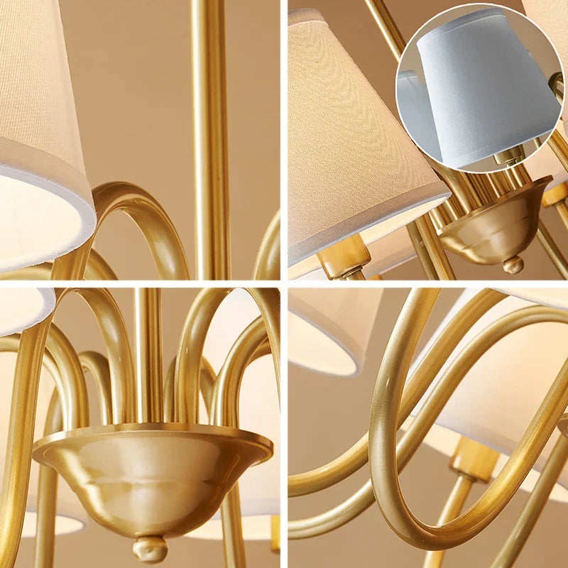 Copper Chandelier Pendant Lighting