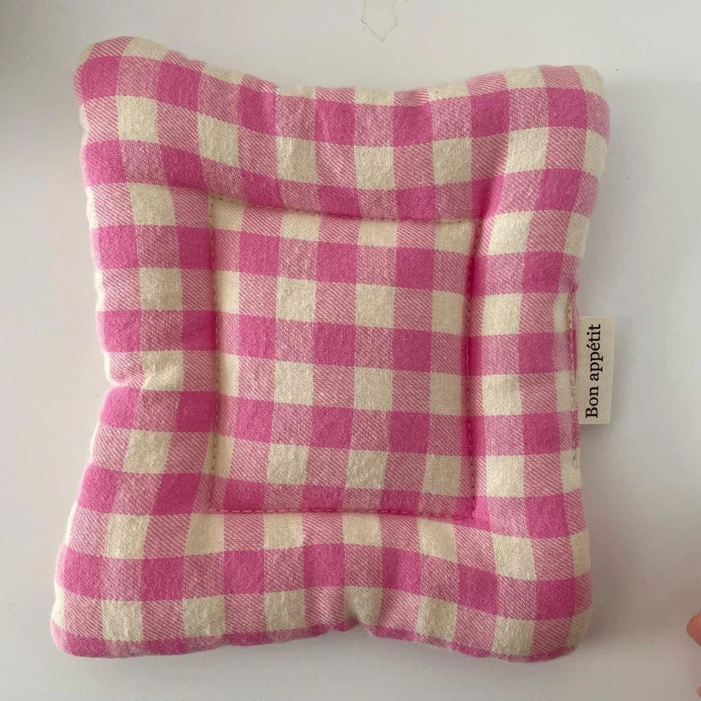 Pastoral Cotton Coaster Cloth Placemat Insulation Pad Kitchen Table Decor
