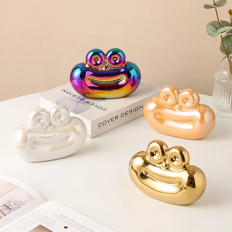 Sausage Shaped Ceramic Decor Unique Home Kitchen Living Room Ornament
