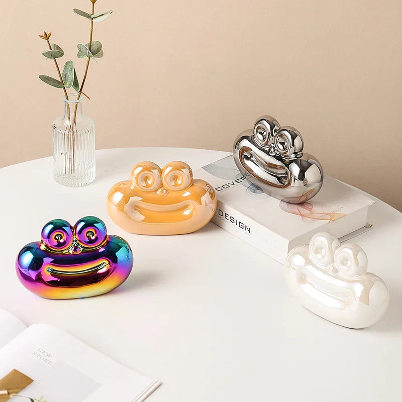 Sausage Shaped Ceramic Decor Unique Home Kitchen Living Room Ornament