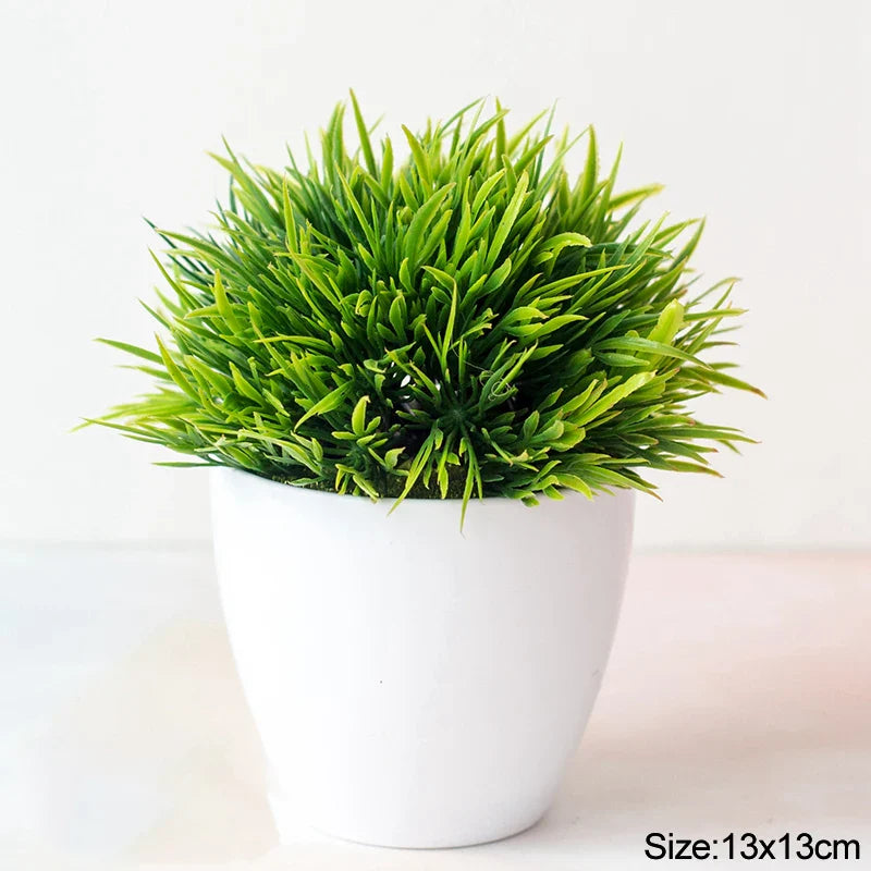 Artificial Potted Plants Bonsai Small Tree Plant Flowers Home Decor