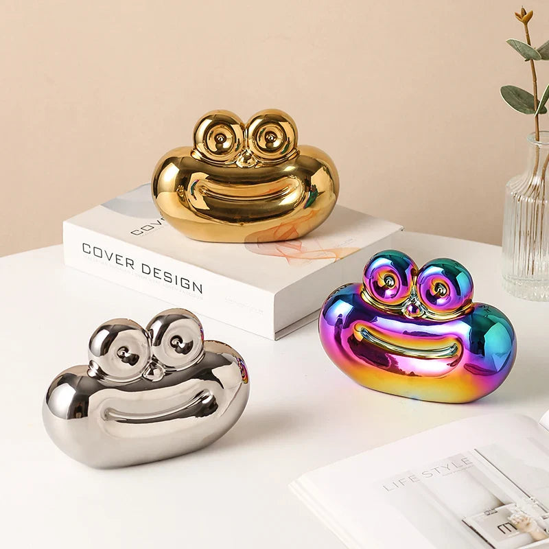 Sausage Shaped Ceramic Decor Unique Home Kitchen Living Room Ornament