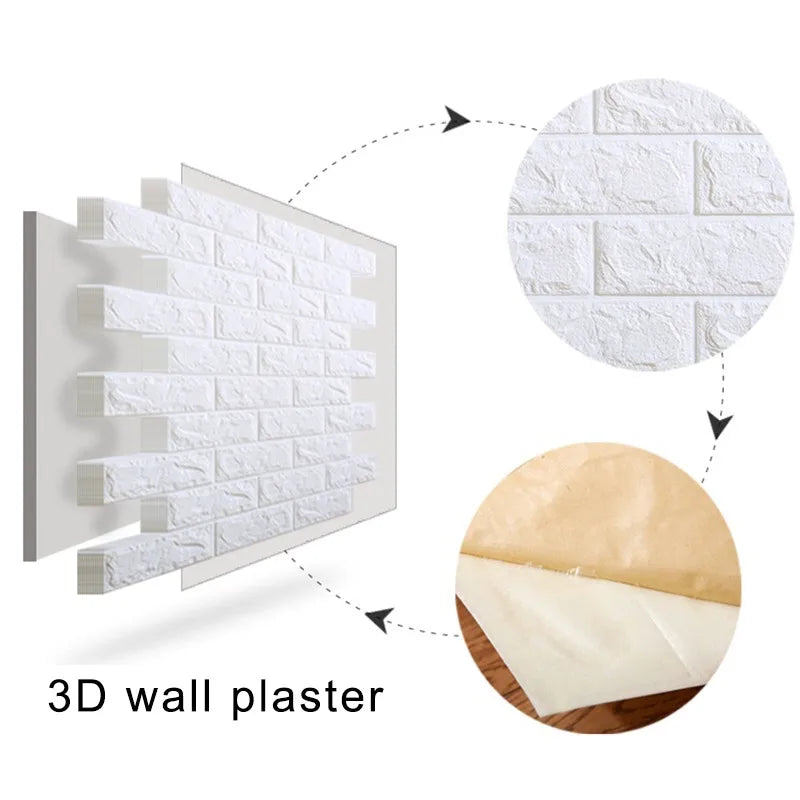 Waterproof PVC Wall Sticker Roll Kitchen Bedroom Living Room Decor