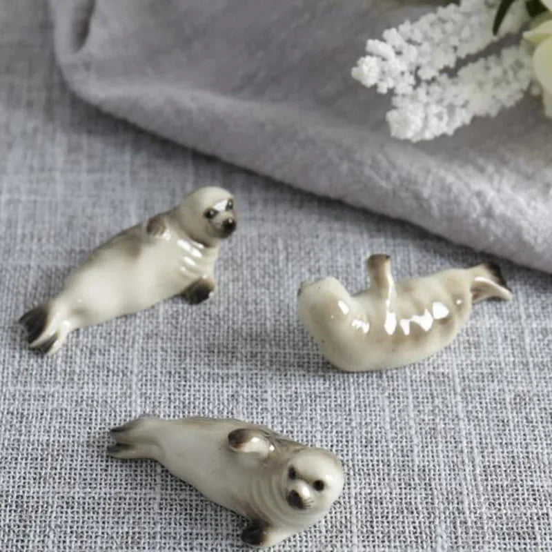 Sea Lion Chopstick Holder Set Cute Tableware Rest Kitchen Decor