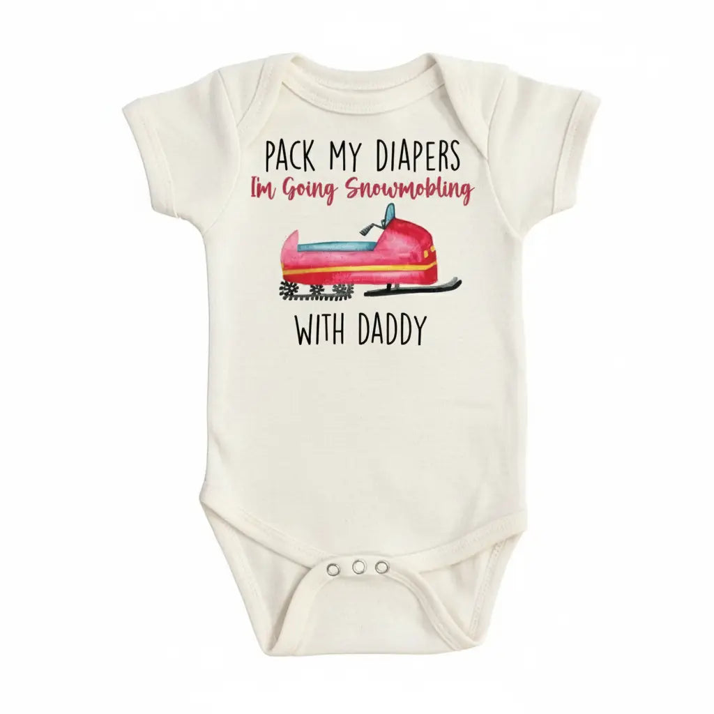 Snowmobile Newborn Baby Onesie® Bodysuit GS1