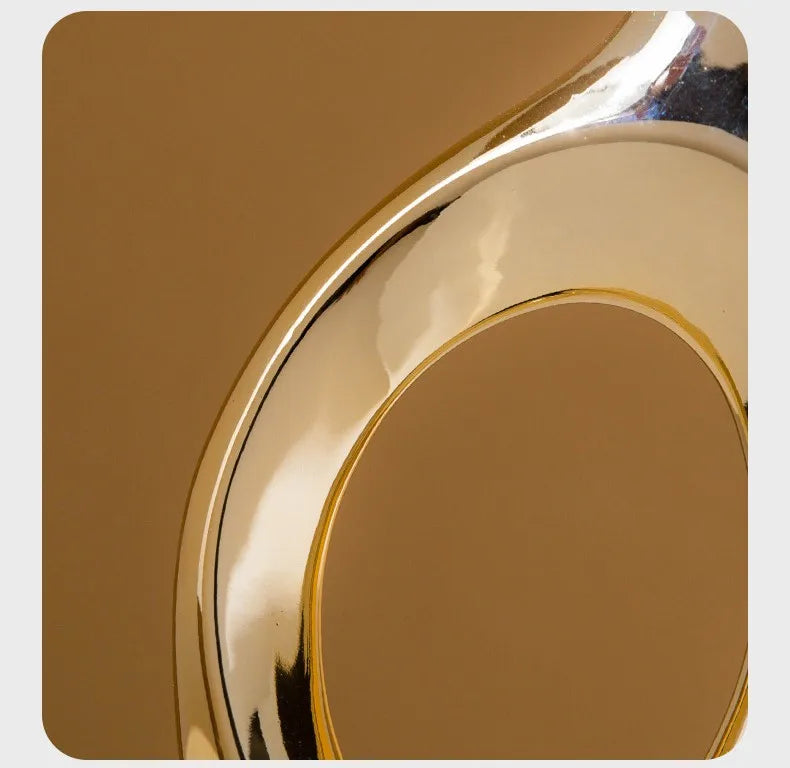 Golden Flower Vase - Home Decor Accessory
