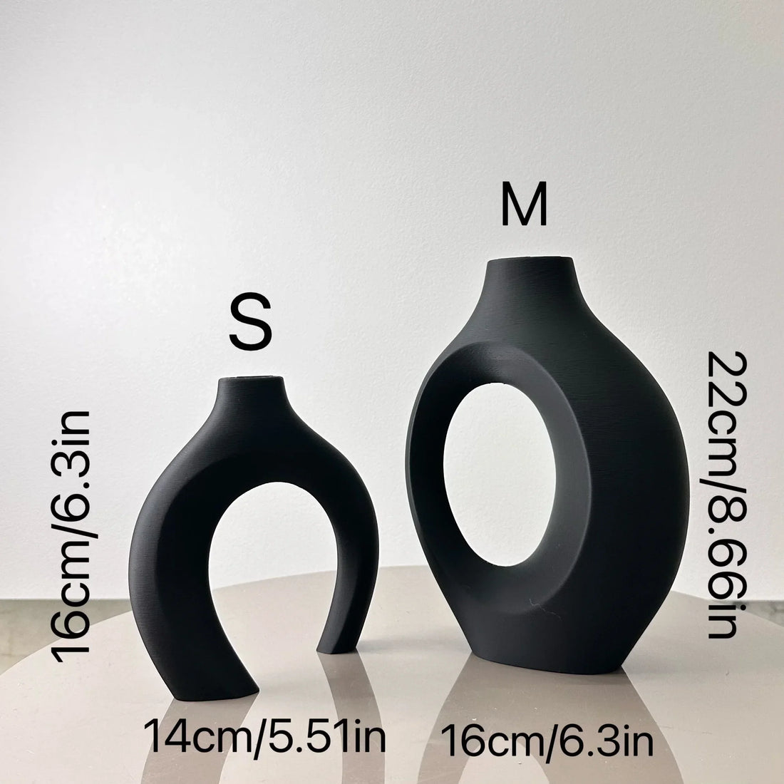 DecorBites™ Large Dried Vase Set for Home and Office