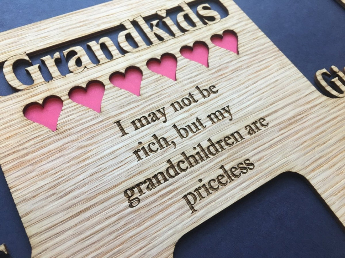 Grandkids Name Picture Frame 11"x14"