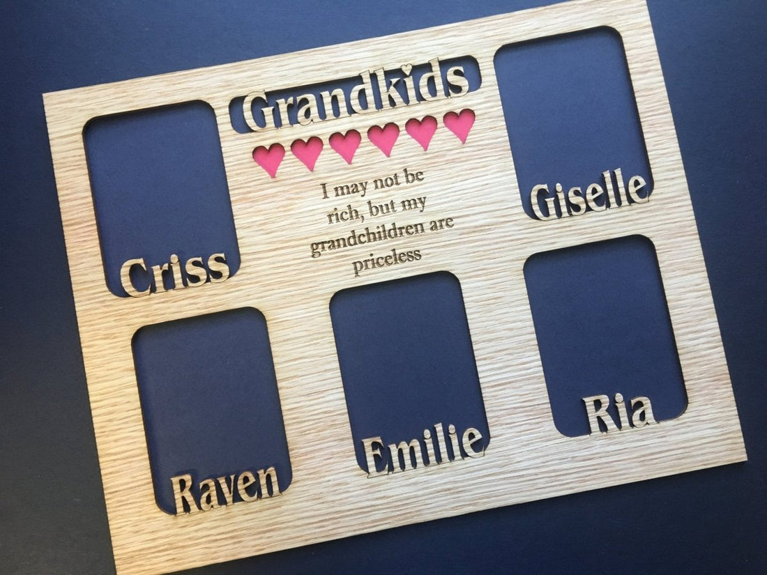 Grandkids Name Picture Frame 11"x14"