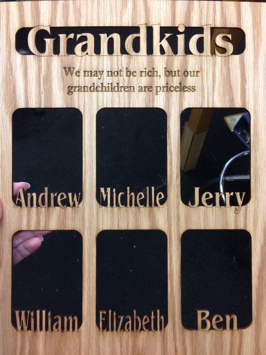 Grandkids Name Picture Frame 11"x14"