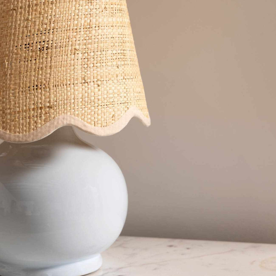 Tocae Blue Solid Ceramic Table Lamp
