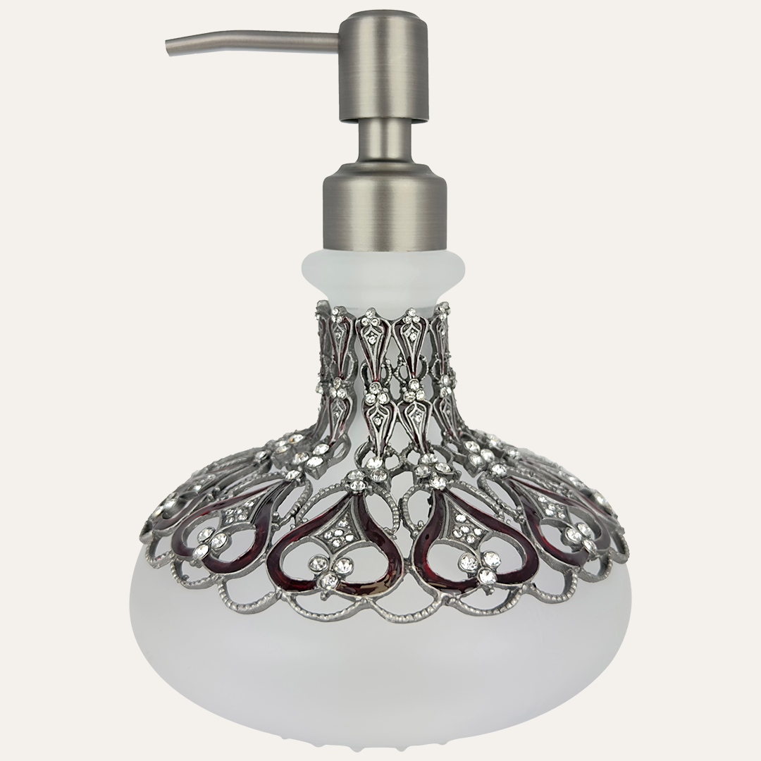 Oriana Grace – Modern Decorative Bathroom Accessory Handmade Soap Dispenser, 9 oz