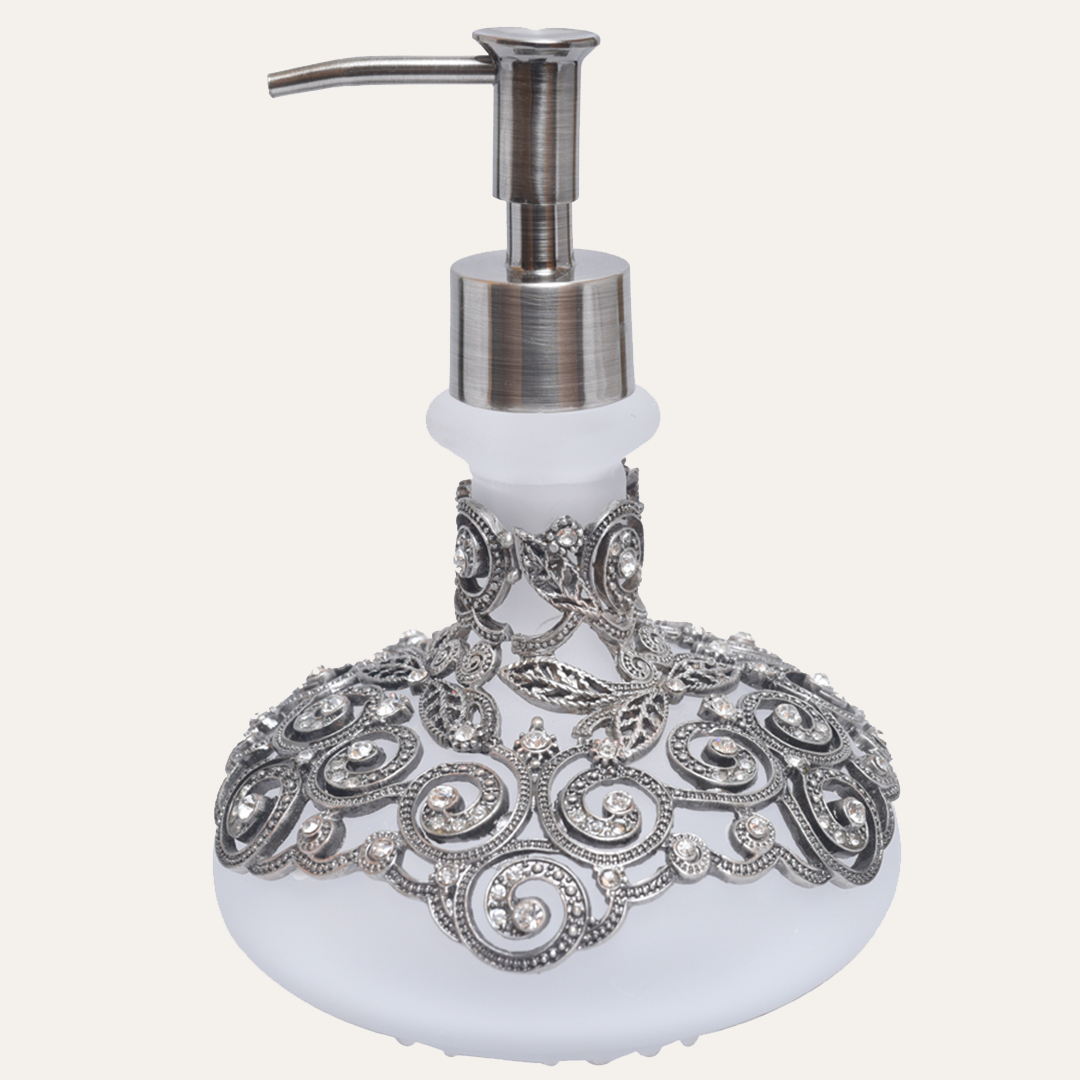 The Millicent - Modern Decorative Bathroom Accessory Handmade Soap Dispenser Gift for Mom 12.5oz