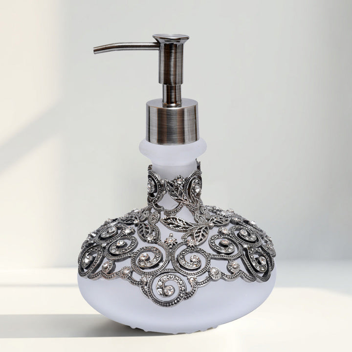 The Millicent - Modern Decorative Bathroom Accessory Handmade Soap Dispenser Gift for Mom 12.5oz