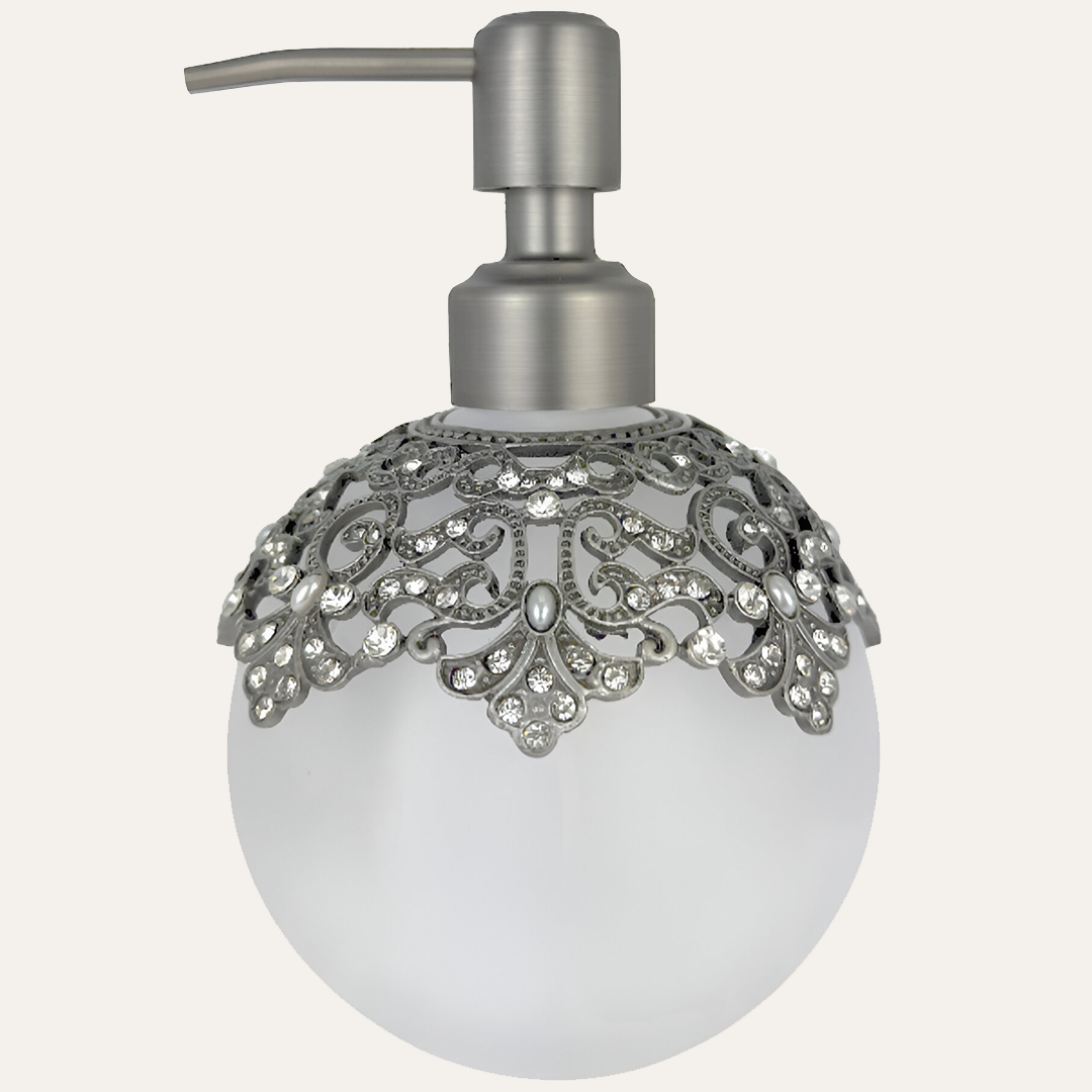 Isolde Essence – Modern Decorative Bathroom Accessory Handmade Soap Dispenser, 12 oz