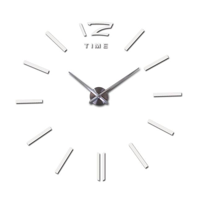 Wall Clock Watch Clocks 3D Frameless Wall Clock Large Stickers Wall Decoration for Living Room Bedroom 3D Acrylic Mirror Stickers Living Room Quartz Needle Europe